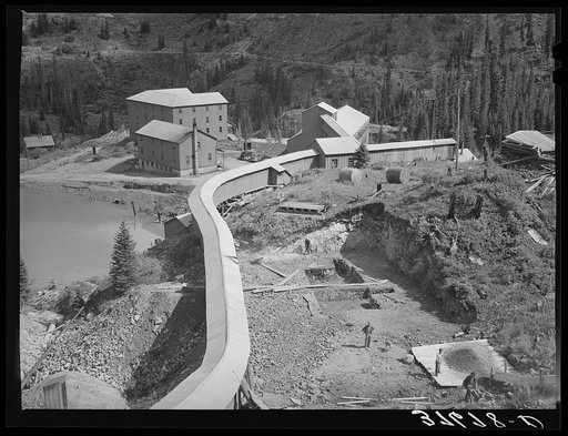 Gold mill. San Juan County, Colorado
