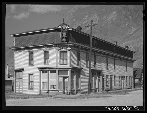 Rooming house and lodge hall at Silverton, Colorado