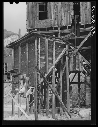 Untitled photo, possibly related to: Detail of abandoned mine. San Juan County, Colorado