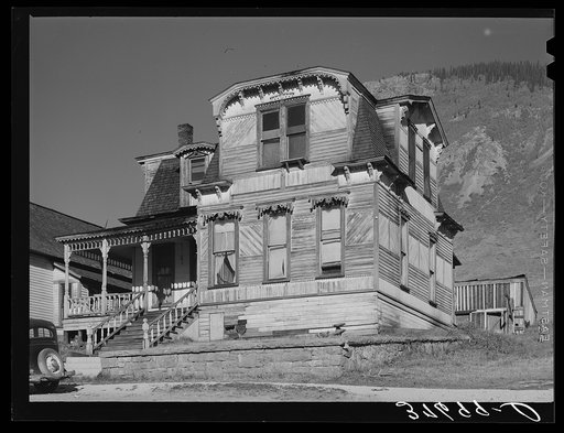 Untitled photo, possibly related to: House dating from the early boom days of Silverton, Colorado