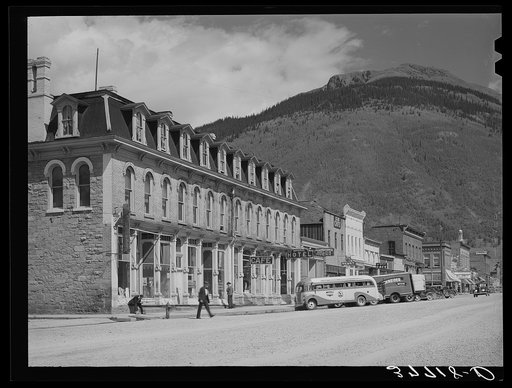 Main street of Silverton, Colorado