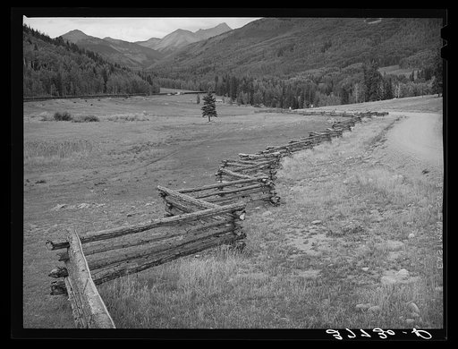 Rail fence in San Juan County, Colorado