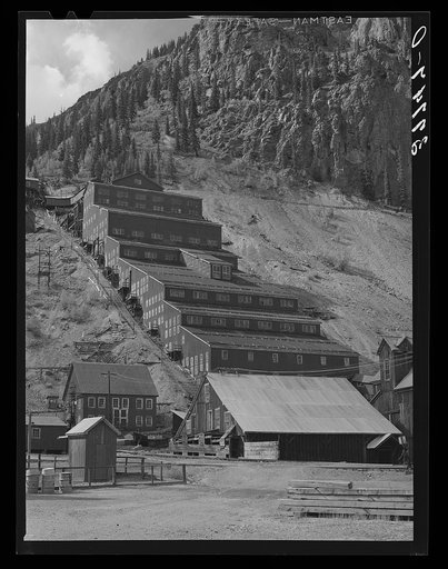 Mill of the Sunnyside Mine at Eureka, Colorado