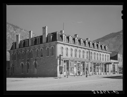 Old Imperial hotel built in Silverton, Colorado, during its heydey