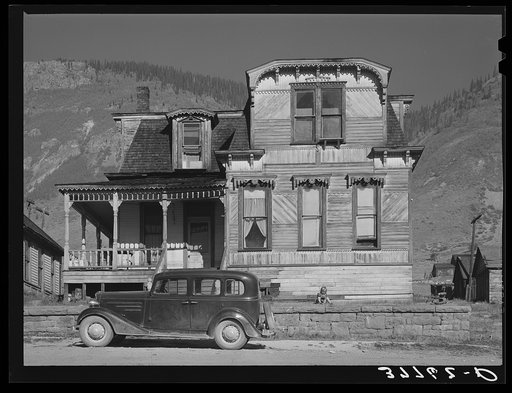 Untitled photo, possibly related to: House dating from the early boom days of Silverton, Colorado