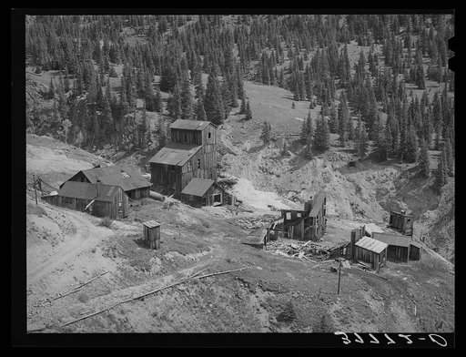 Abandoned mine. San Juan County, Colorado
