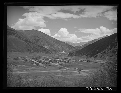 Silverton, Colorado. This is a former big mining camp of the state