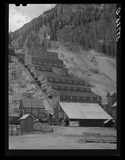 Untitled photo, possibly related to: Mill of the Sunnyside Mine at Eureka, Colorado