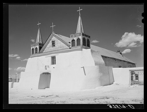 Roman Catholic church at Isleta, New Mexico