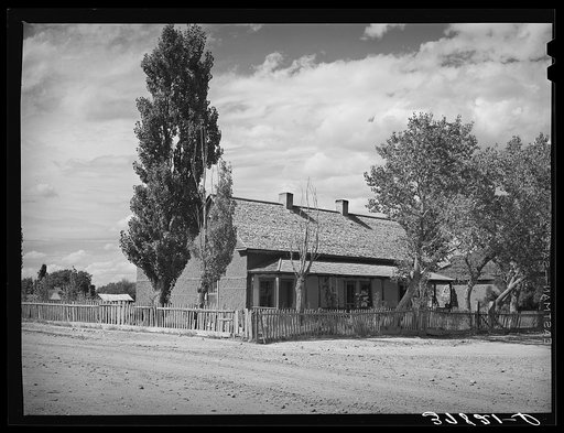 Adobe house. Concho, Arizona