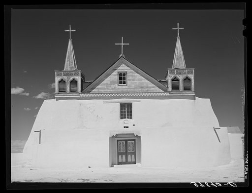 Roman Catholic church at Isleta, New Mexico