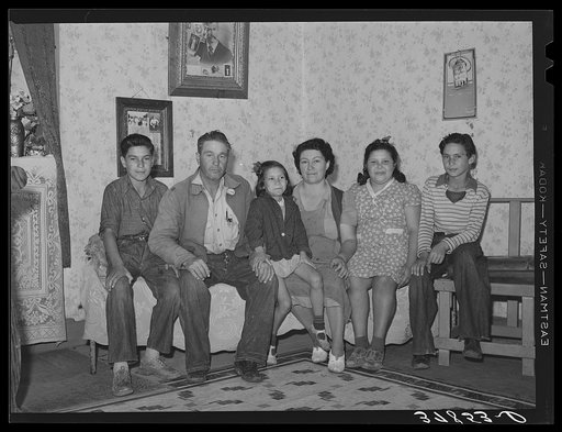 Family of Spanish extraction. Concho, Arizona