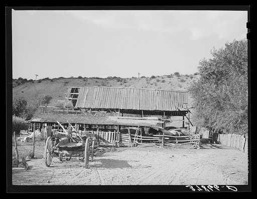 Untitled photo, possibly related to: Barn. Santa Clara, Utah. See general caption