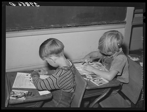 Schoolchildren. Santa Clara, Utah. General caption