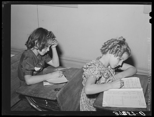 Schoolchildren. Santa Clara, Utah. General caption