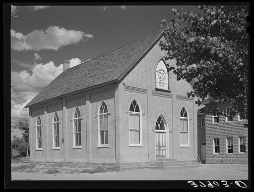 Church of the Latter Day Saints. Santa Clara, Utah. See general caption