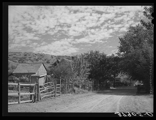County road. Santa Clara, Utah. See general caption