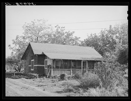 Farm home of Perry Warner, small farmer in Tehama County, California