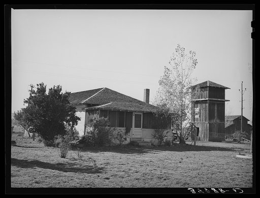 Farmstead of John Frost, farmer in Tehama County, California