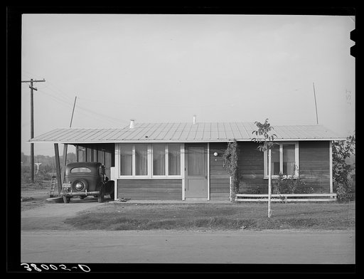 Home at Mineral King cooperative farm. Tulare County, California