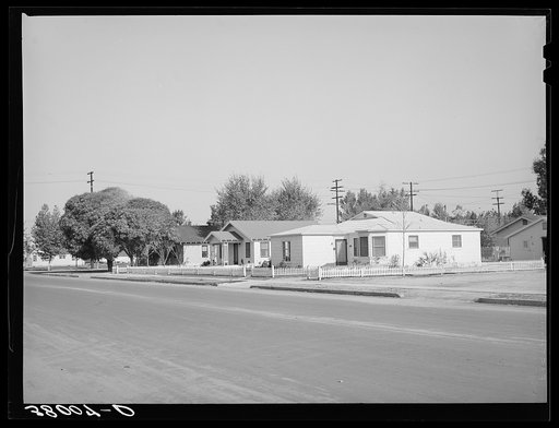 Houses. Delano, California
