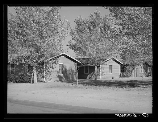 Housing for Philipino workers. Earl Fruit Company ranch. Kern County, California