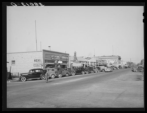 Main street. Delano, California