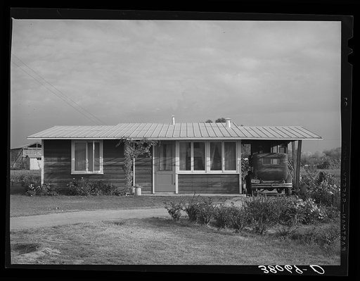 House for member of the Mineral King cooperative farm. Tulare County, California