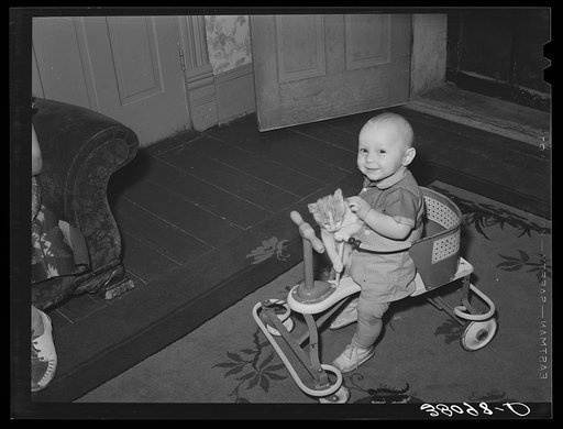 Untitled photo, possibly related to: Family of Mormon farmer. Santa Clara, Utah