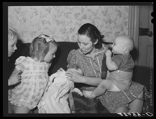 Family of Mormon farmer. Santa Clara, Utah