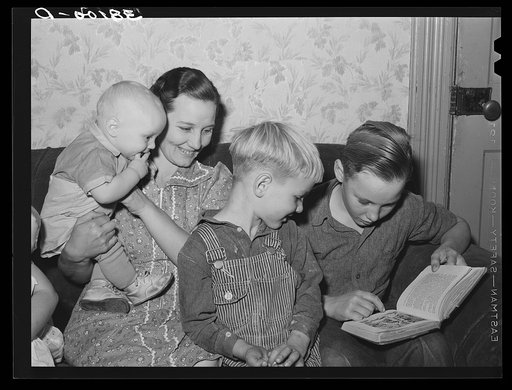Family of Mormon farmer. Santa Clara, Utah