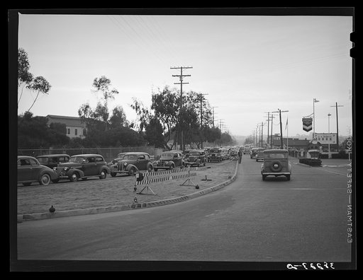 Traffic at intersection. San Diego, California