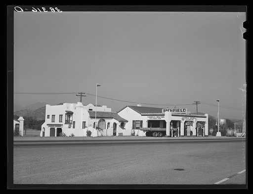 Filling station. Solano County, California