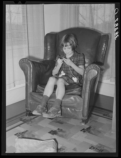 Daughter of fruit farmer. Placer County, California
