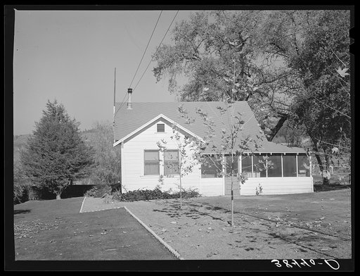 House of fruit farmer. Placer County, California