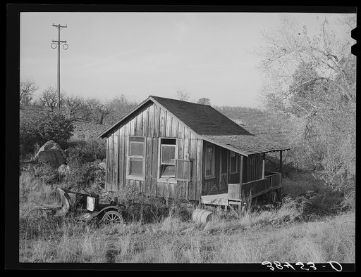 Deserted houses are becoming more common in Placer County, California, as farms are abandoned and even the tenants move away. Changed market conditions, which make it impossible to market the older varieties of fruits, is responsible for the exodus