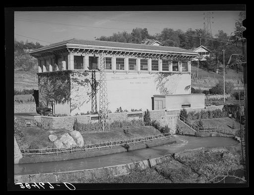 Pacific Gas and Electric Company powerhouse. Placer County, California