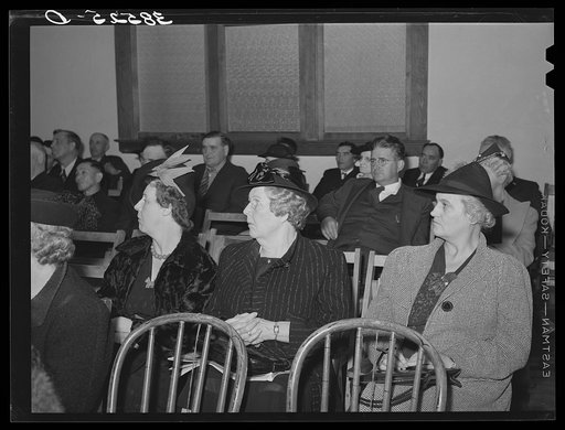 Members of the Loomis Fruit Association at their fortieth annual meeting. Loomis, Placer County, California