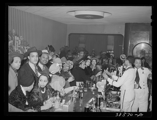 Negro bar.Southside of Chicago, Illinois