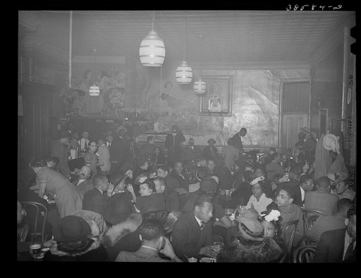 Untitled photo, possibly related to: Tavern on southside of Chicago, Illinois