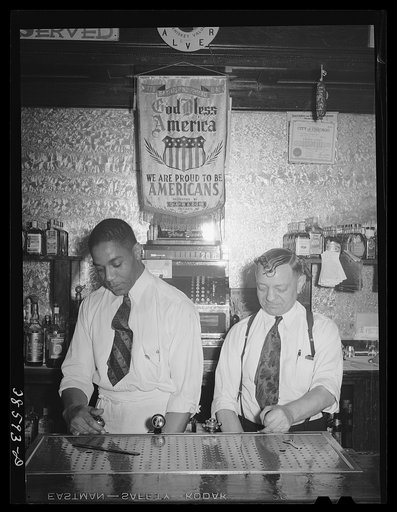 Bartender and owner of tavern on the southside of Chicago, Illinois