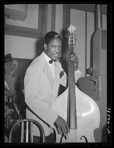 Musician at tavern on the southside of Chicago, Illinois