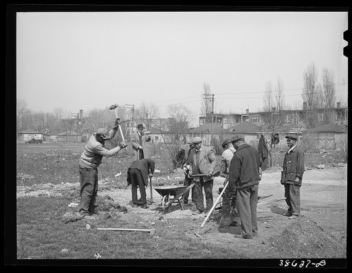 Negroes working on WPA (Work Projects Administration) project. Chicago, Illinois