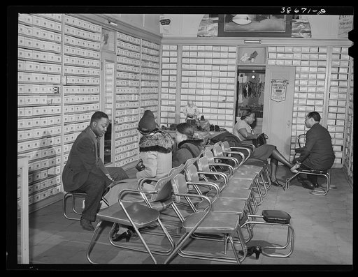 Shoestore on 47th Street. Chicago, Illinois