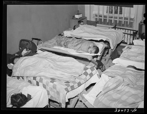Rest period at Negro nursery. Chicago, Illinois