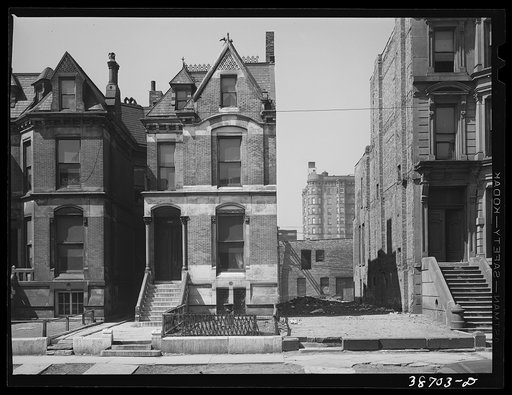 Apartment houses rented to Negroes. Chicago, Illinois