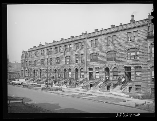 Apartment houses rented to Negroes. Chicago, Illinois