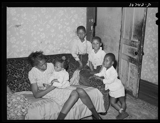Family on relief. Chicago, Illinois