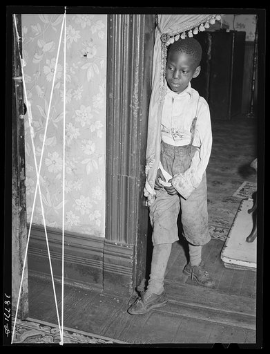 Untitled photo, possibly related to: Corner of kitchen of apartment rented to Negroes. Chicago, Illinois