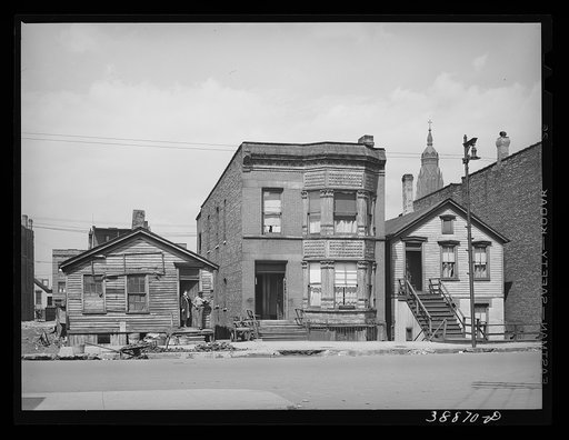 Housing in Negro section of Chicago, Illinois